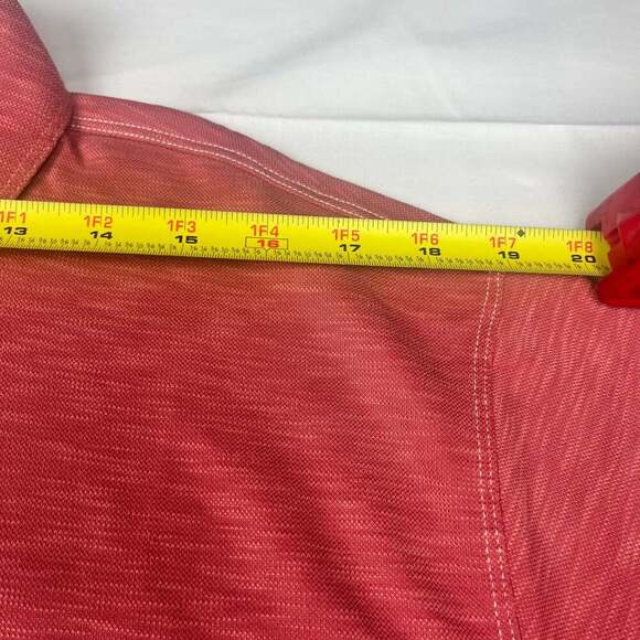 Orvis Polo Shirt Mens Small Red Pima Cotton Short Sleeve Golf Casual Lightweight - Picture 6 of 10